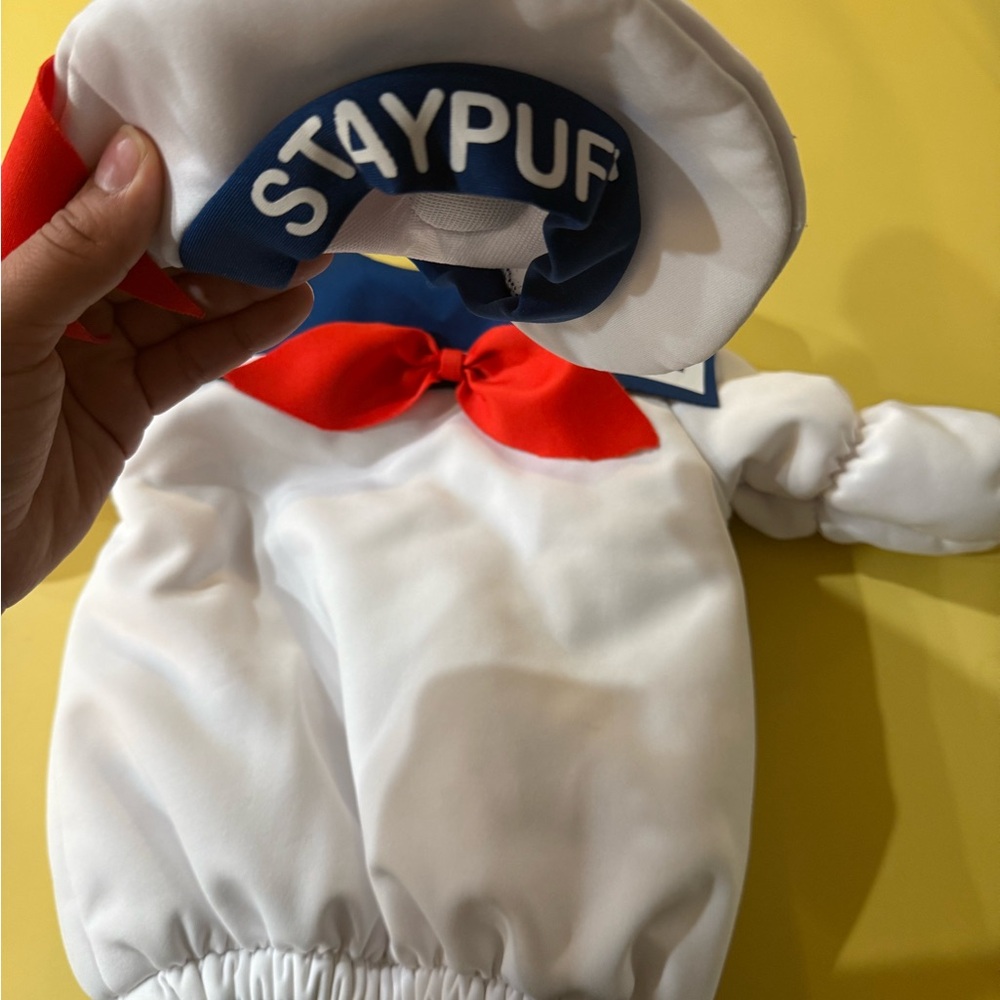 Spirit Stay Puft Marshmallow Costume - White and Red